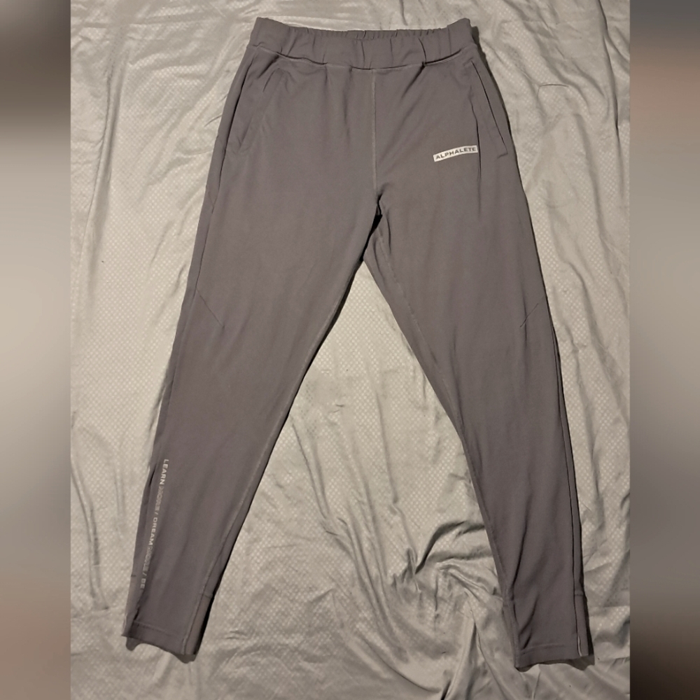 Alphalete Joggers Size Medium, gray